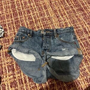 one teaspoon low waisted jean shorts